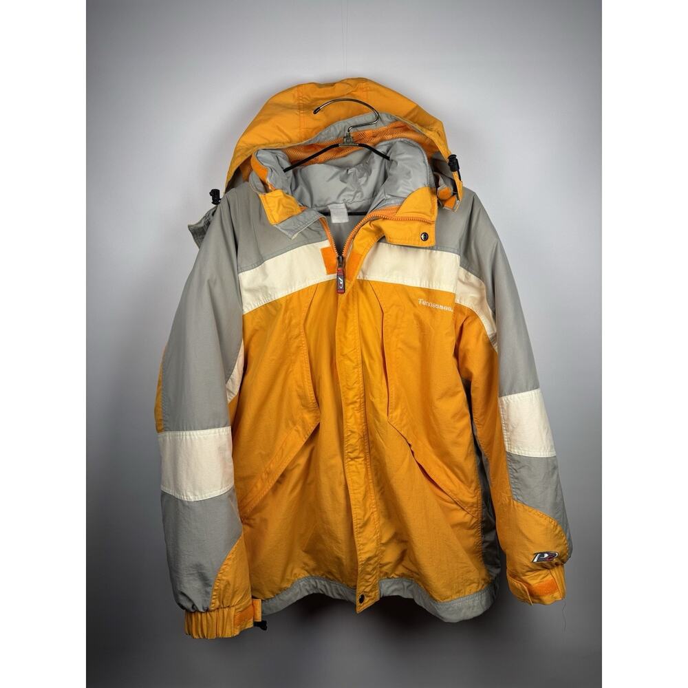 Vintage 90s Tennessee Vols Puffer Jacket Reversible Fleece Lined XXL 26x32